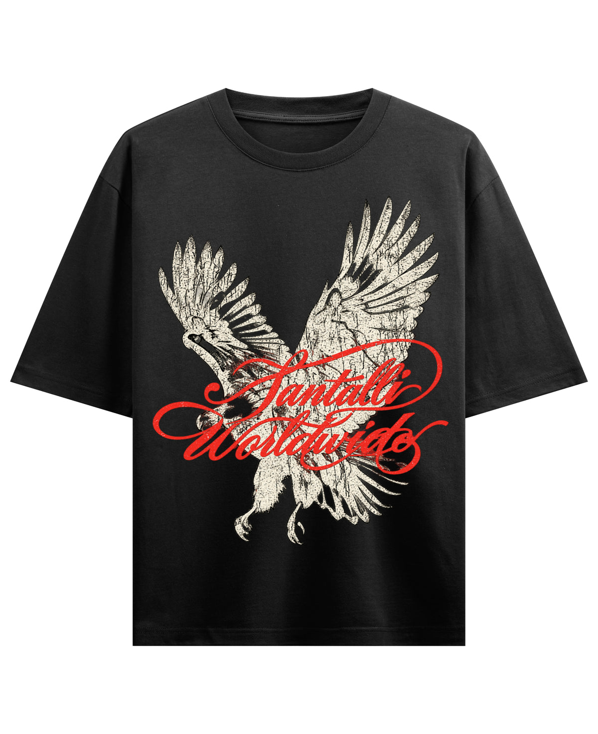 Black Oversized T-shirt Front Design