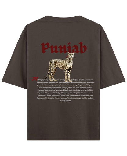 Coffee Oversized T-Shirt Back Design