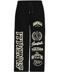 Black Baggy Fit Sweatpants Front Design