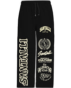 Black Baggy Fit Sweatpants Front Design