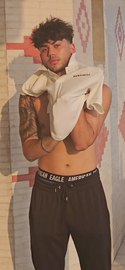 OFF-WHITE POLO T-SHIRT