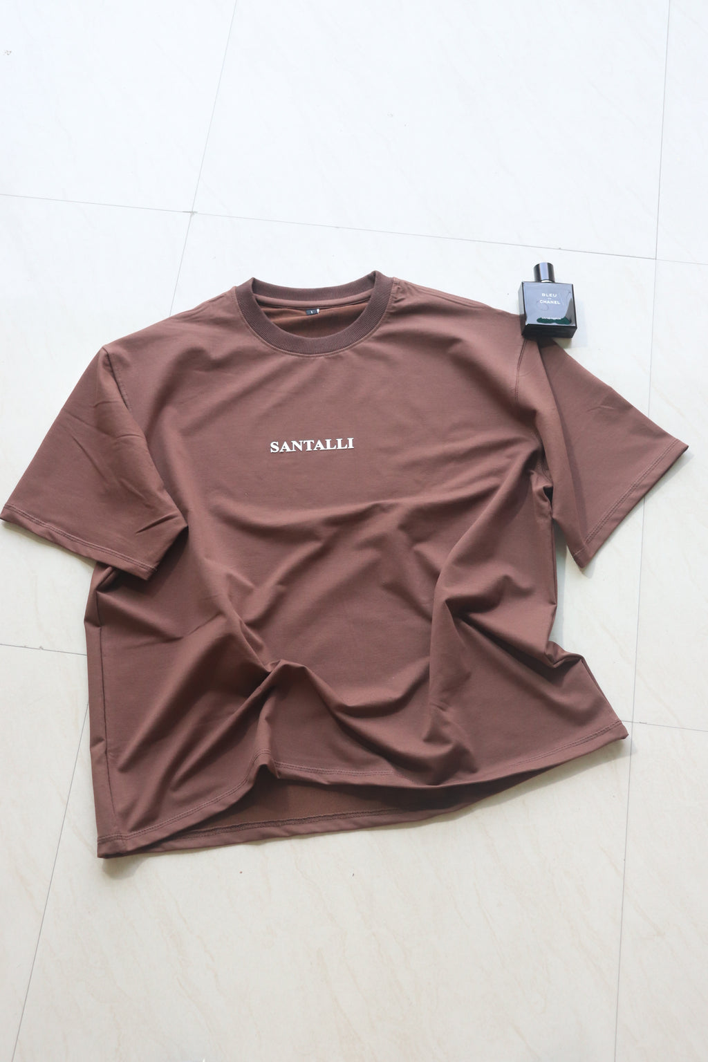 BROWN OVERSIZED T-SHIRT