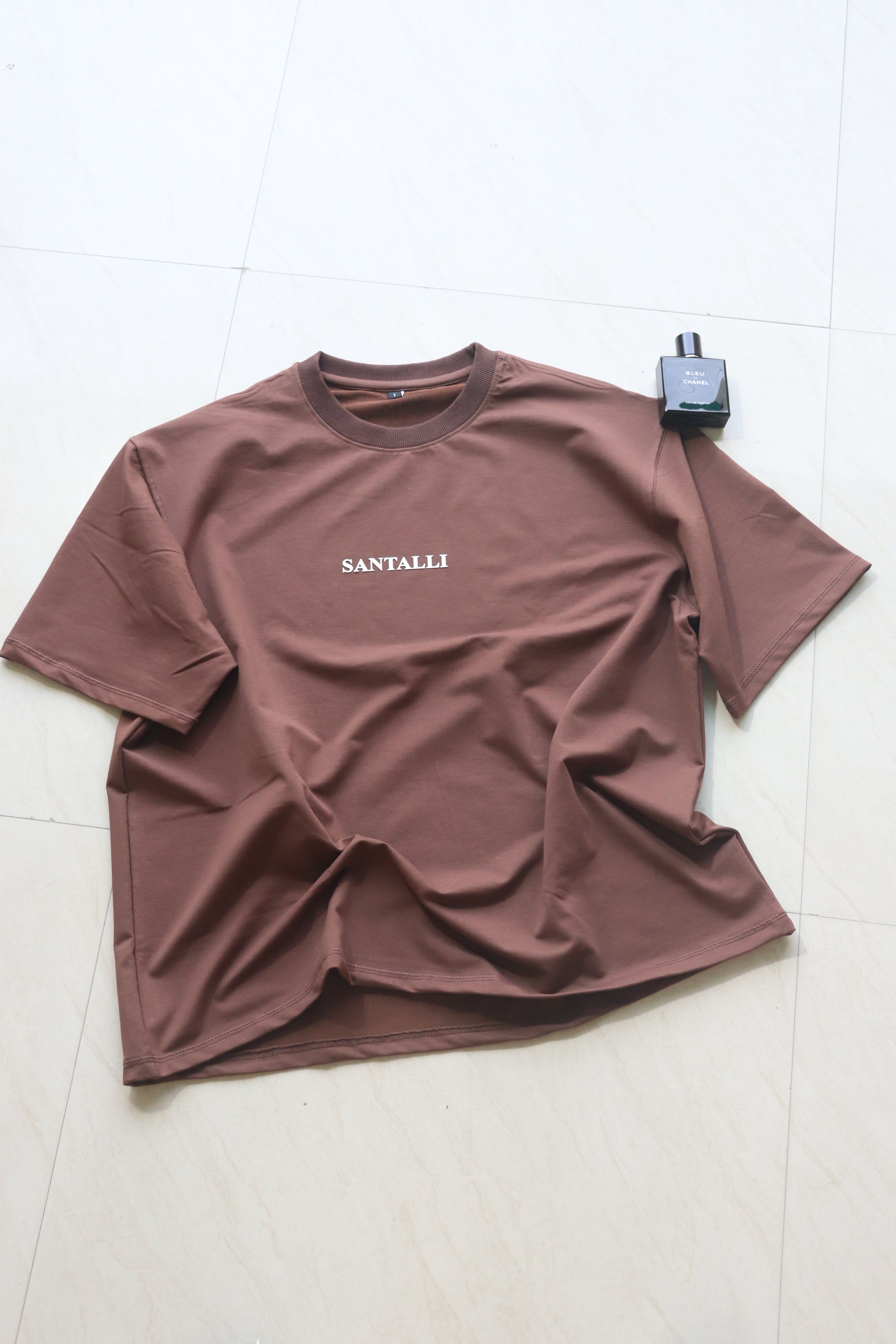BROWN OVERSIZED T-SHIRT