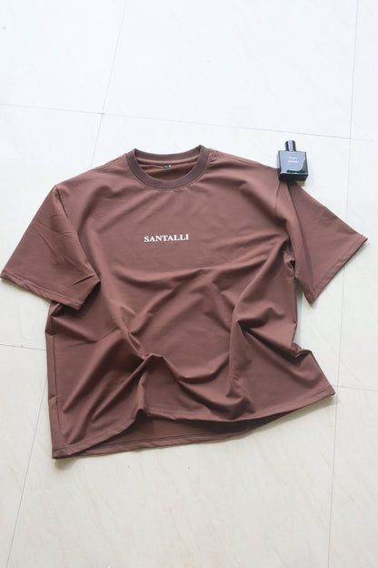 BROWN OVERSIZED T-SHIRT