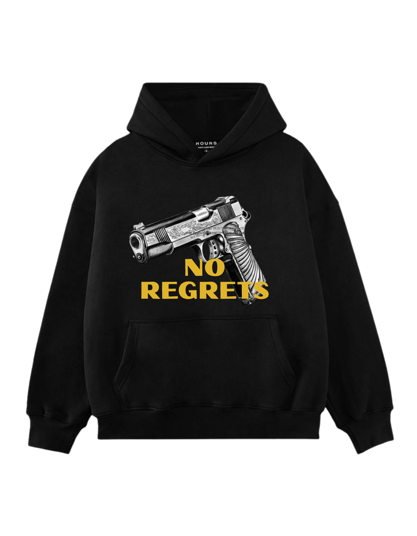 NO REGRETS OVERSIZED HOODIE