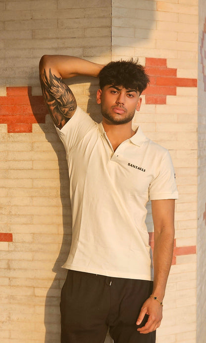 OFF-WHITE POLO T-SHIRT