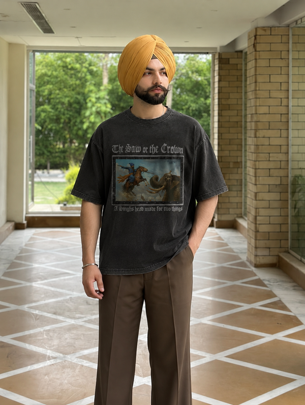 COURAGE VINTAGE OVERSIZED T-SHIRT
