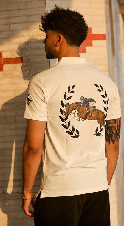 OFF-WHITE POLO T-SHIRT