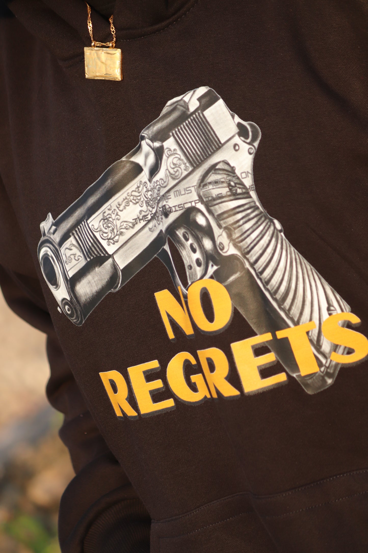 NO REGRETS OVERSIZED HOODIE