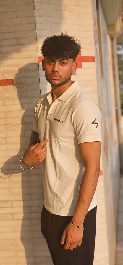 OFF-WHITE POLO T-SHIRT