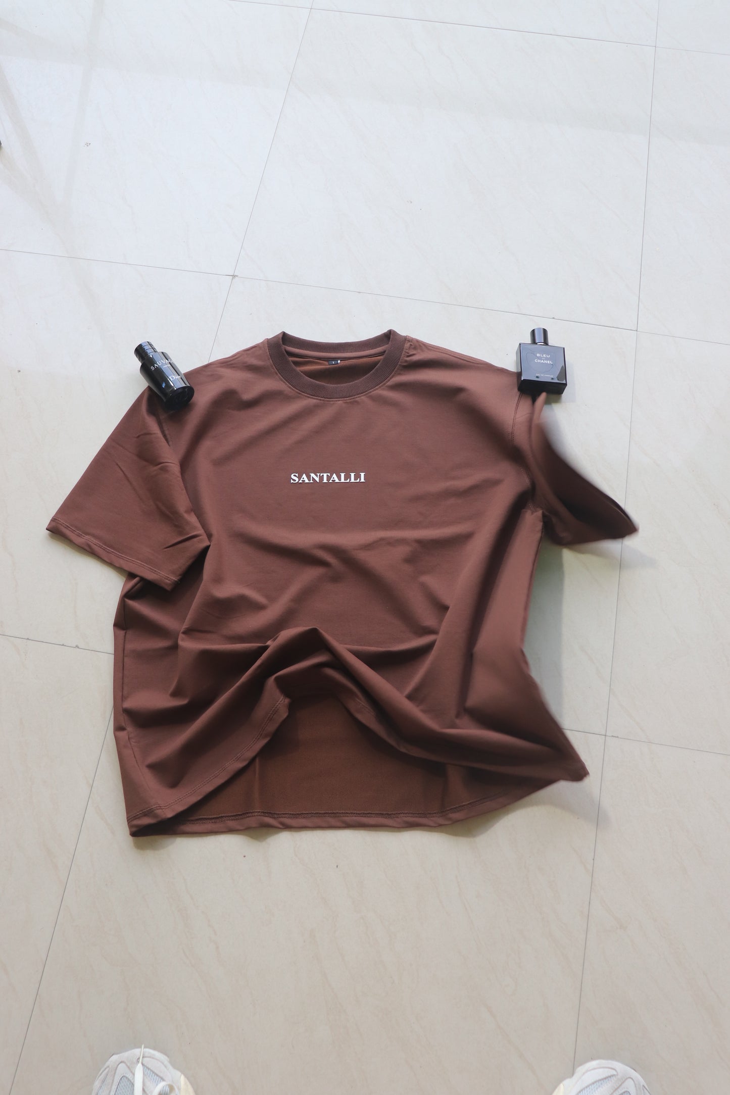 BROWN OVERSIZED T-SHIRT