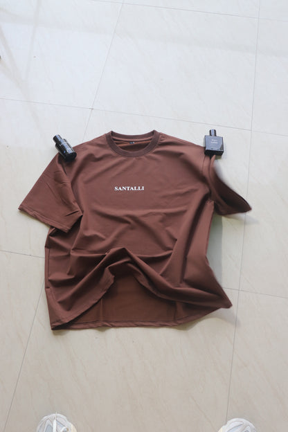 BROWN OVERSIZED T-SHIRT