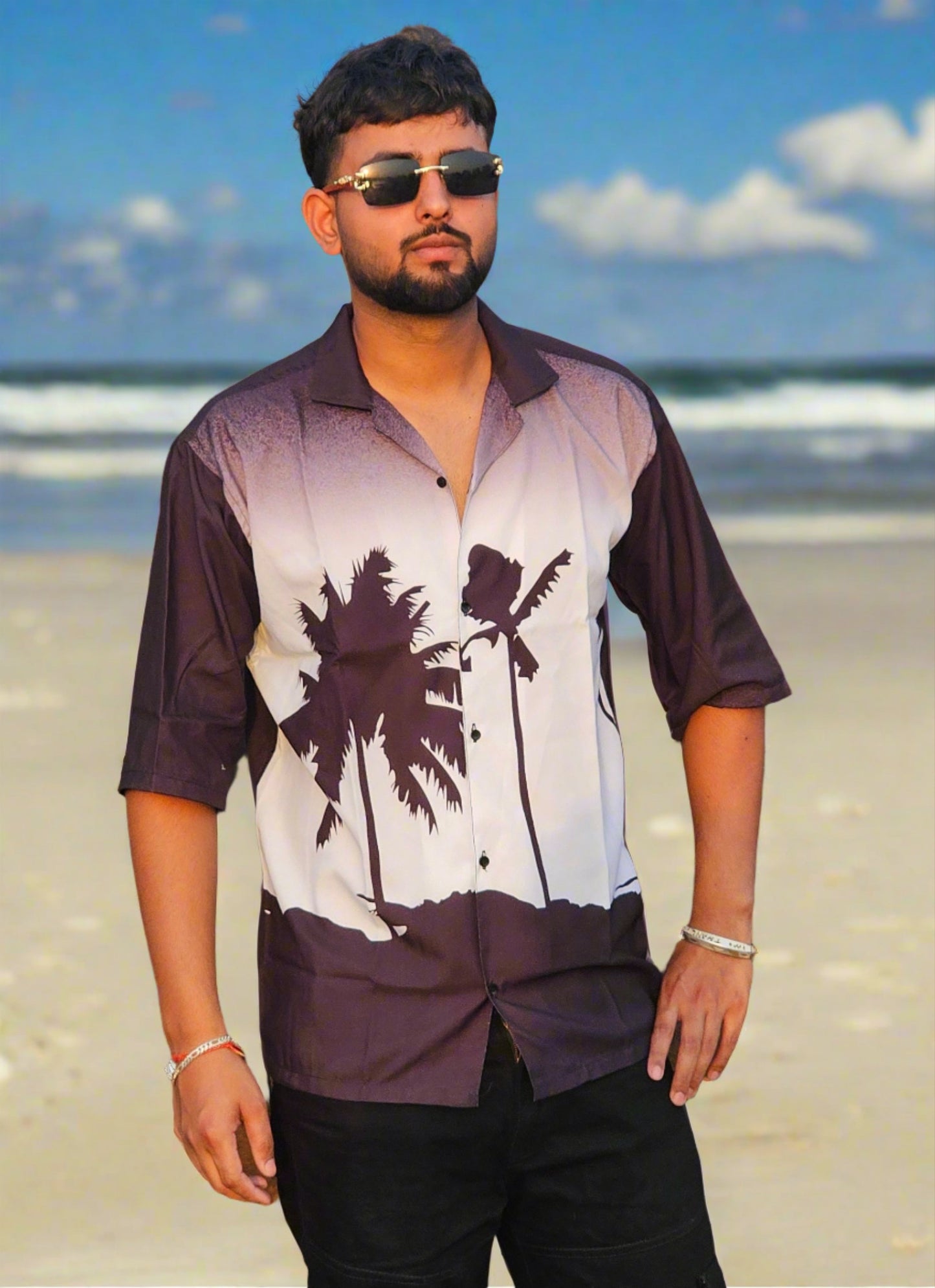 Palm Tree Oversized shirt