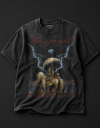 SHER E PANJAB OVERSIZED ACID WASH T-SHIRT