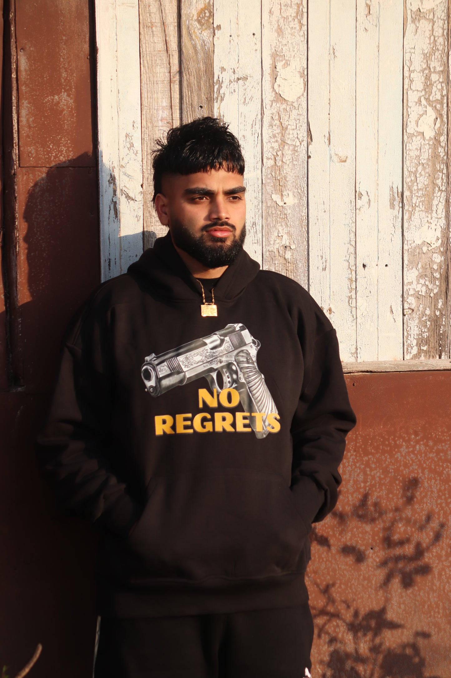 NO REGRETS OVERSIZED HOODIE