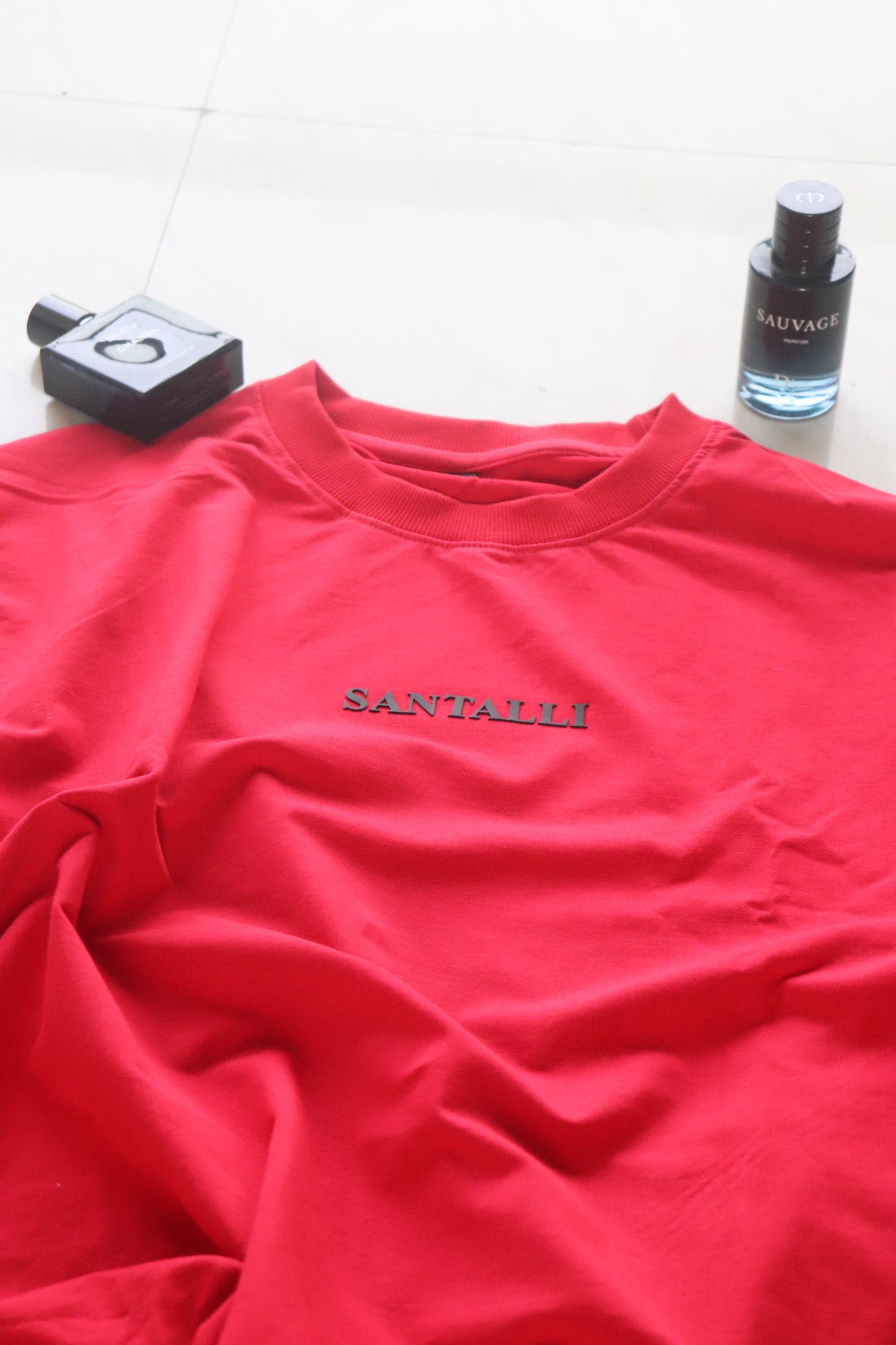 RED OVERSIZED T-SHIRT