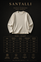 LOOK AT ME WAFFLE OVERSIZED T-SHIRT