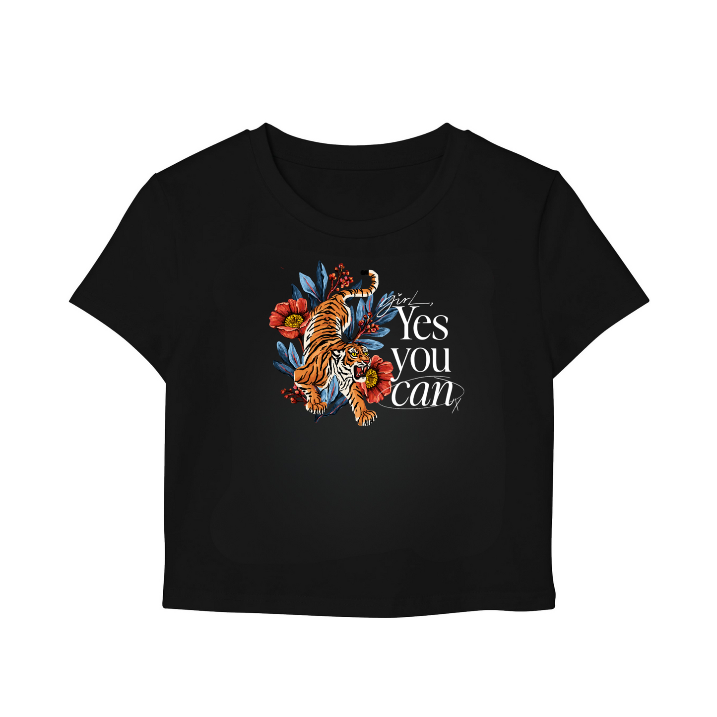 GIRL,YES YOU CAN BABY TEE