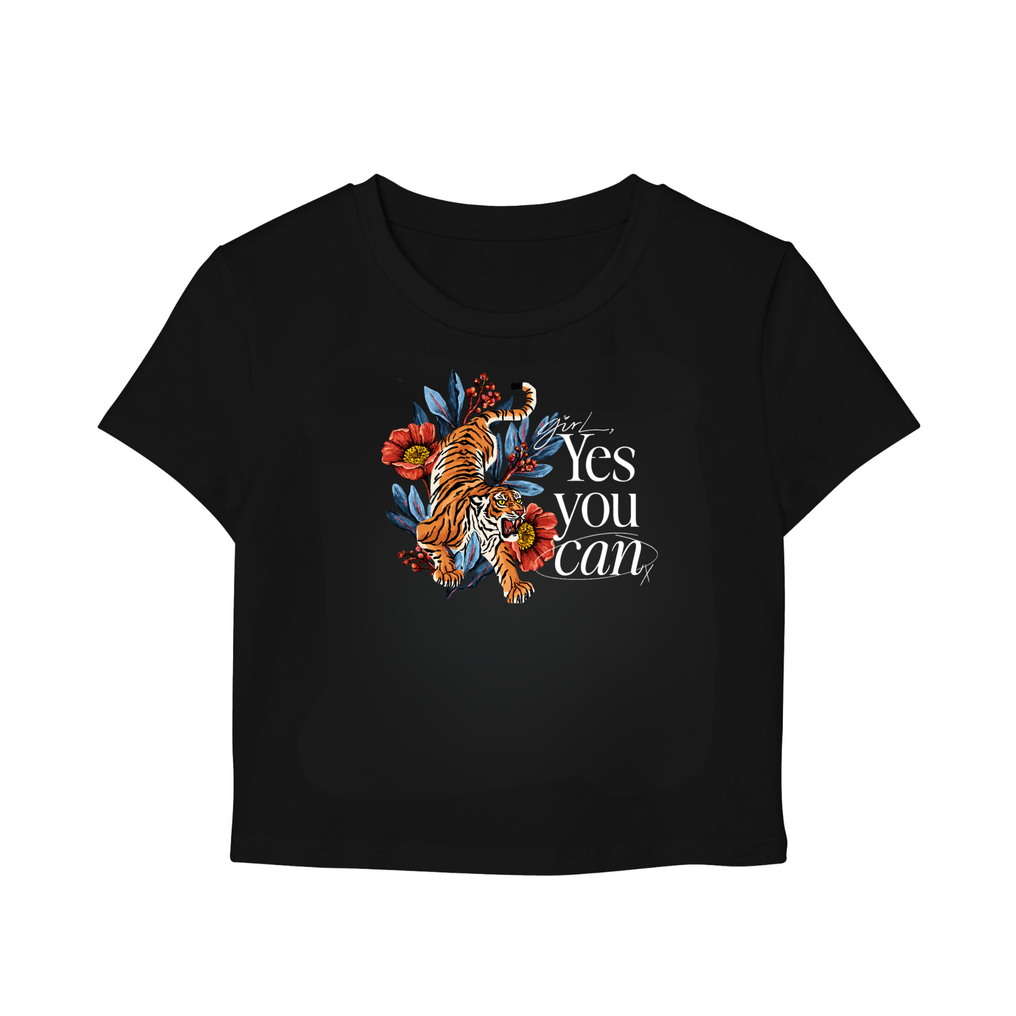 GIRL,YES YOU CAN BABY TEE